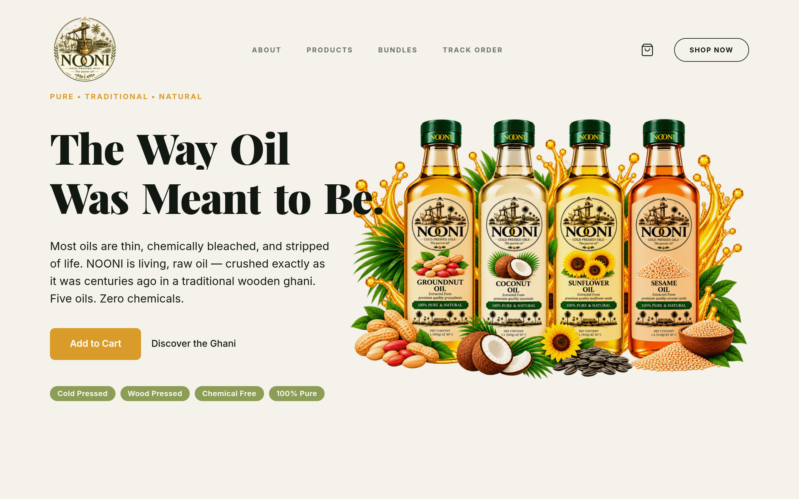 Nooni website by vcreate